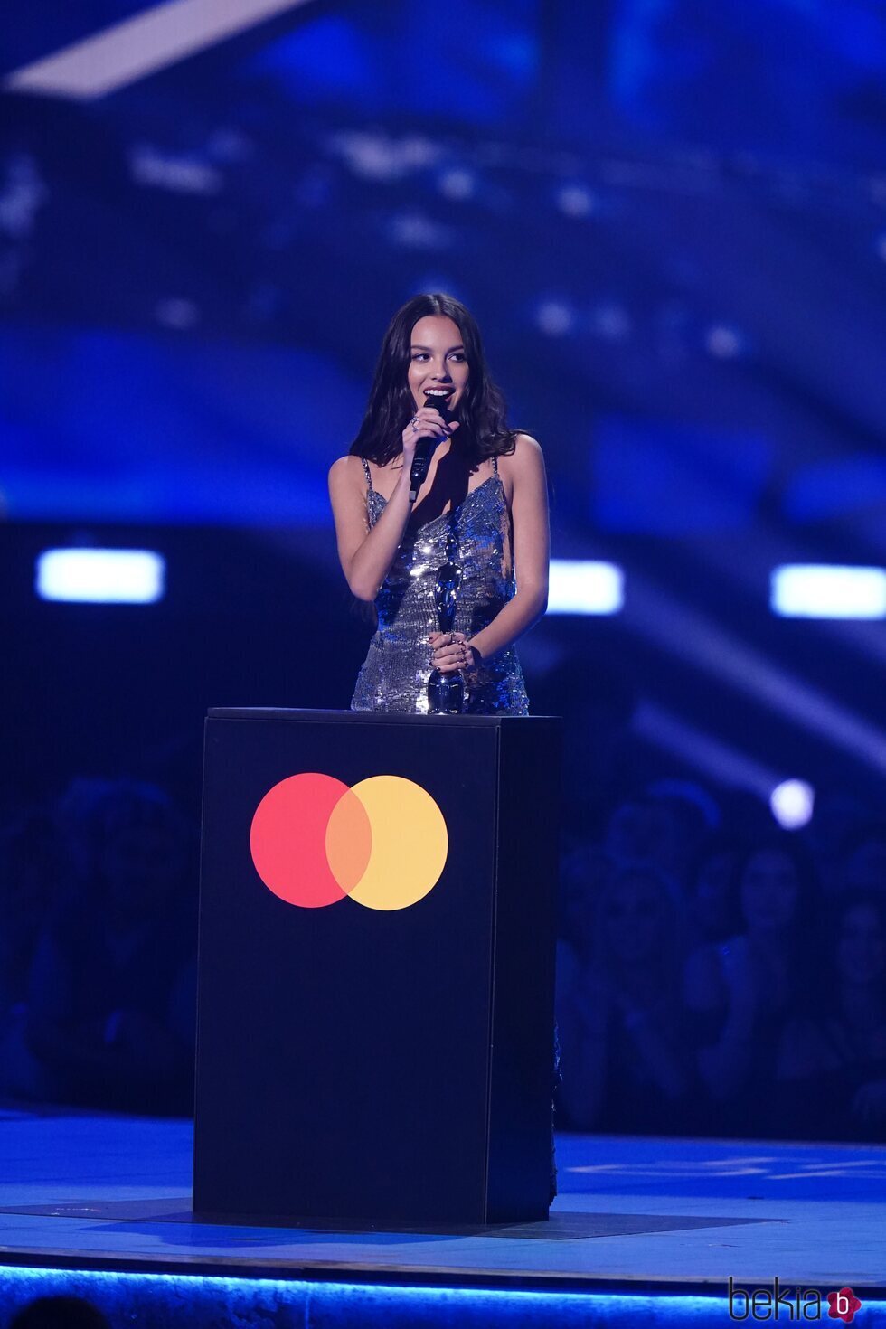 Olivia Rodrigo recoge un premio en los Brit Awards 2022