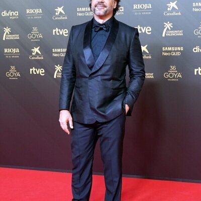 Javier Bardem en la alfombra roja de los Premios Goya 2022