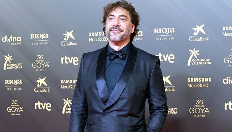 Javier Bardem en la alfombra roja de los Premios Goya 2022