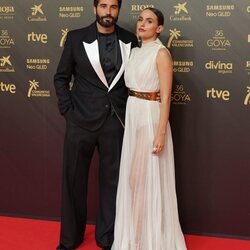 Álex García y Verónica Echegui en la alfombra roja de los Premios Goya 2022
