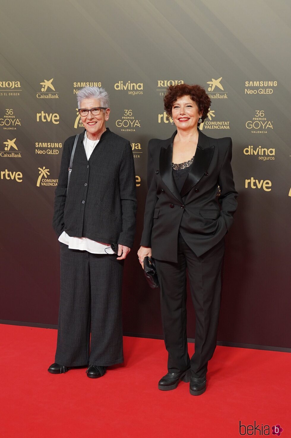 Iciar Bollaín en la alfombra roja de los Premios Goya 2022