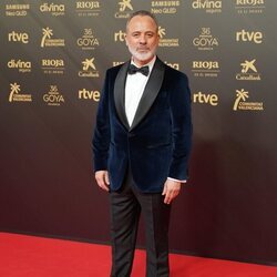 Javier Gutiérrez en la alfombra roja de los Premios Goya 2022