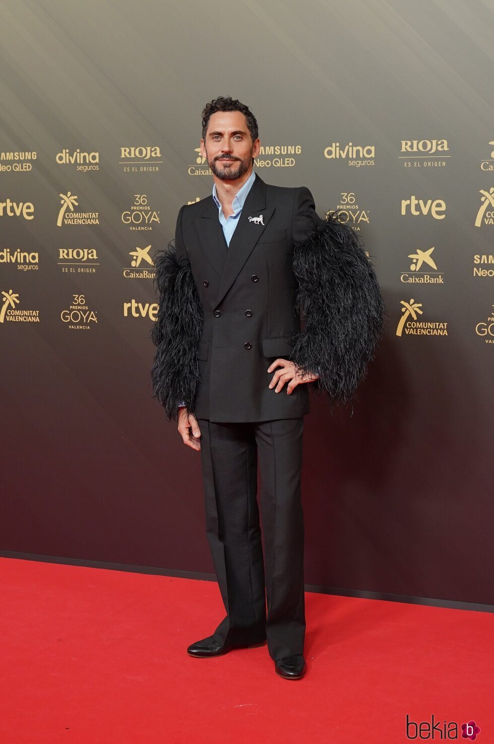 Paco León en la alfombra roja de los Premios Goya 2022