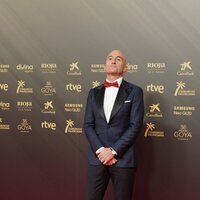 Luis Zahera en la alfombra roja de los Premios Goya 2022