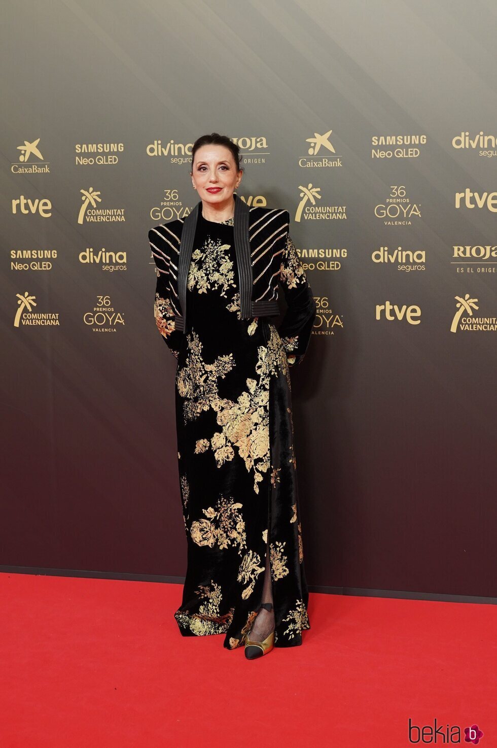 Luz Casal en la alfombra roja de los Premios Goya 2022