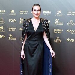 Ana Milán en la alfombra roja de los Premios Goya 2022