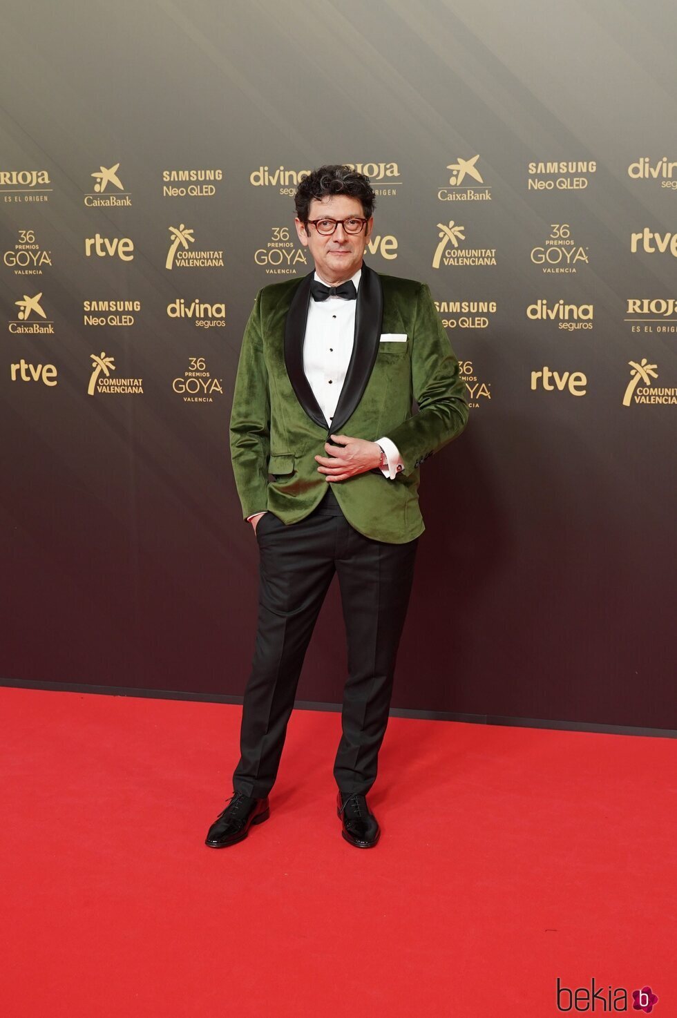 Manolo Solo en la alfombra roja de los Premios Goya 2022