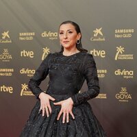 Mariola Fuentes en la alfombra roja de los Premios Goya 2022