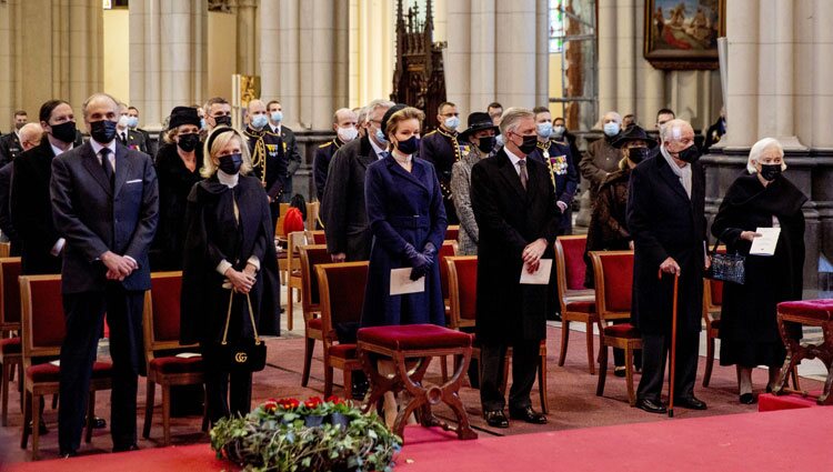 La Familia Real Belga en el homenaje a los miembros fallecidos de la Familia Real Belga