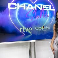 Chanel en la presentación del videoclip de 'SloMo'