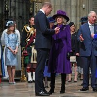 El Príncipe Carlos y Camilla Parker y el Príncipe Guillermo y Kate Middleton en el Día de la Commonwealth 2022