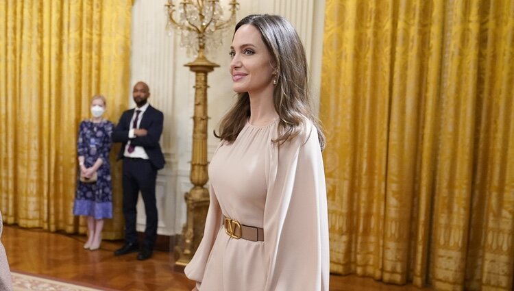 Angelina Jolie visita la Casa Blanca defendiendo la Ley de la Violencia contra la Mujer