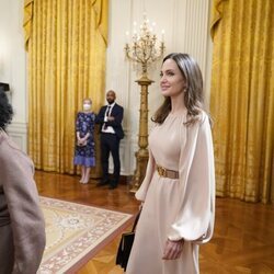 Angelina Jolie visita la Casa Blanca defendiendo la Ley de la Violencia contra la Mujer