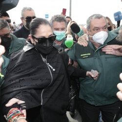 Isabel Pantoja es fotografiada llegando a los Juzgados de Málaga