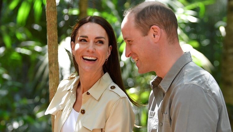 El Príncipe Guillermo y Kate Middleton, muy sonrientes en Belice