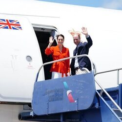 El Príncipe Guillermo y Kate Middleton se despiden de Belice en su tour por el Jubileo de Platino