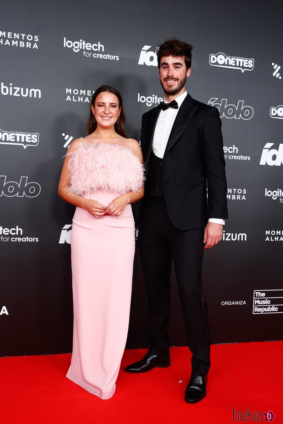 Marta Pombo y Luis Zamalloa en los Premios Ídolo