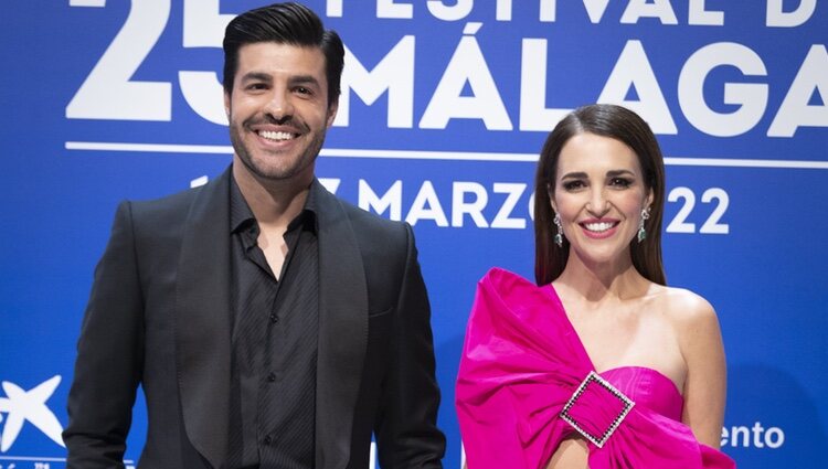 Paula Echevarría y Miguel Torres en la gala de clausura del Festival de Málaga 2022