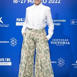 Melani Olivares en la gala de clausura del Festival de Málaga 2022