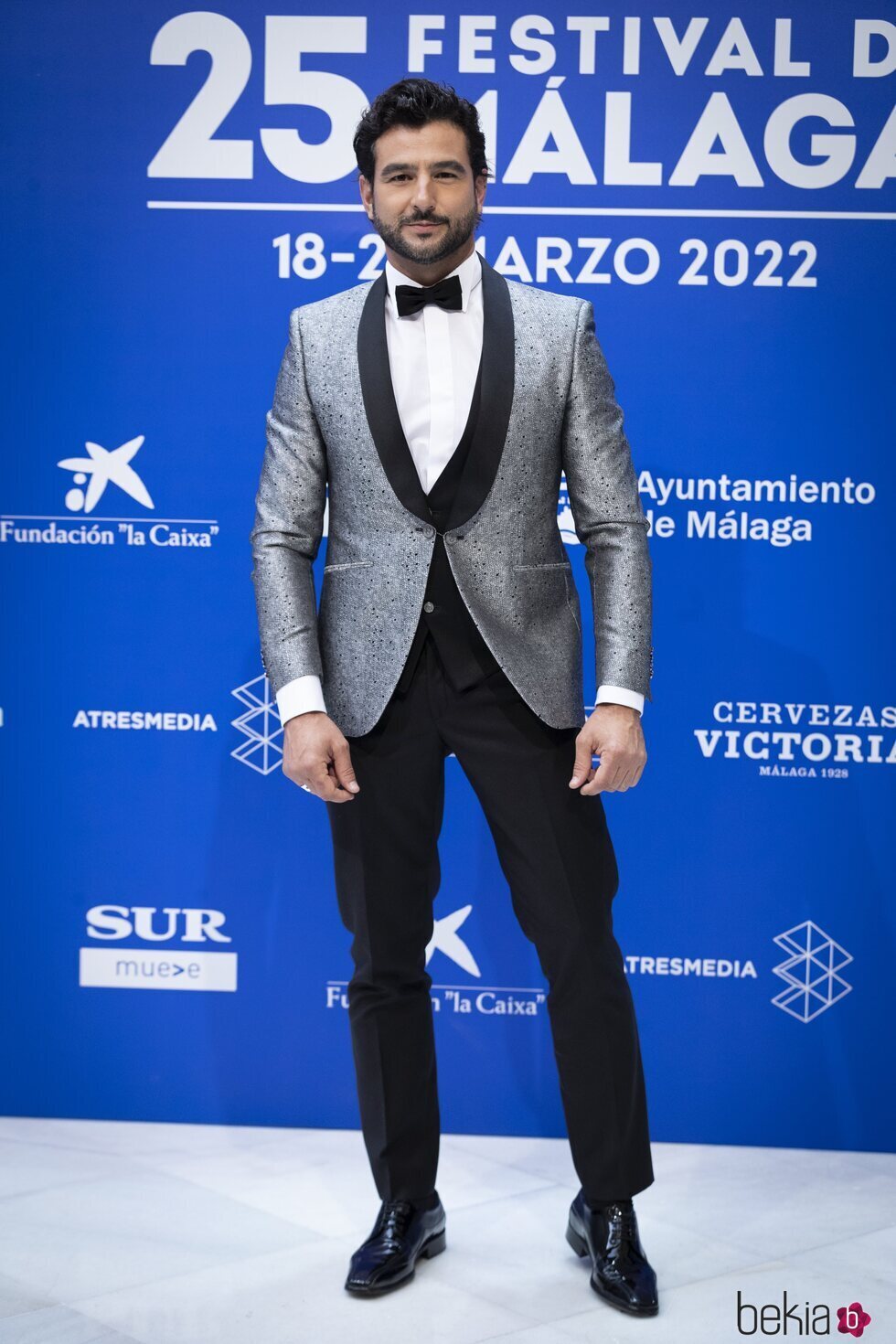 Antonio Velázquez en la gala de clausura del Festival de Málaga 2022