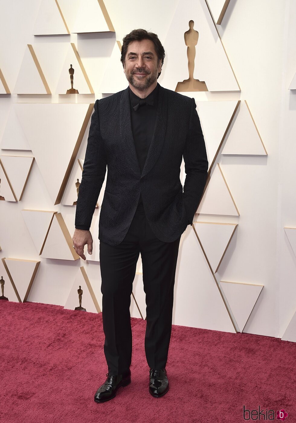 Javier Bardem en la alfombra roja de los Premios Oscar 2022