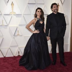 Penélope Cruz y Javier Bardem en la alfombra roja de los Premios Oscar 2022