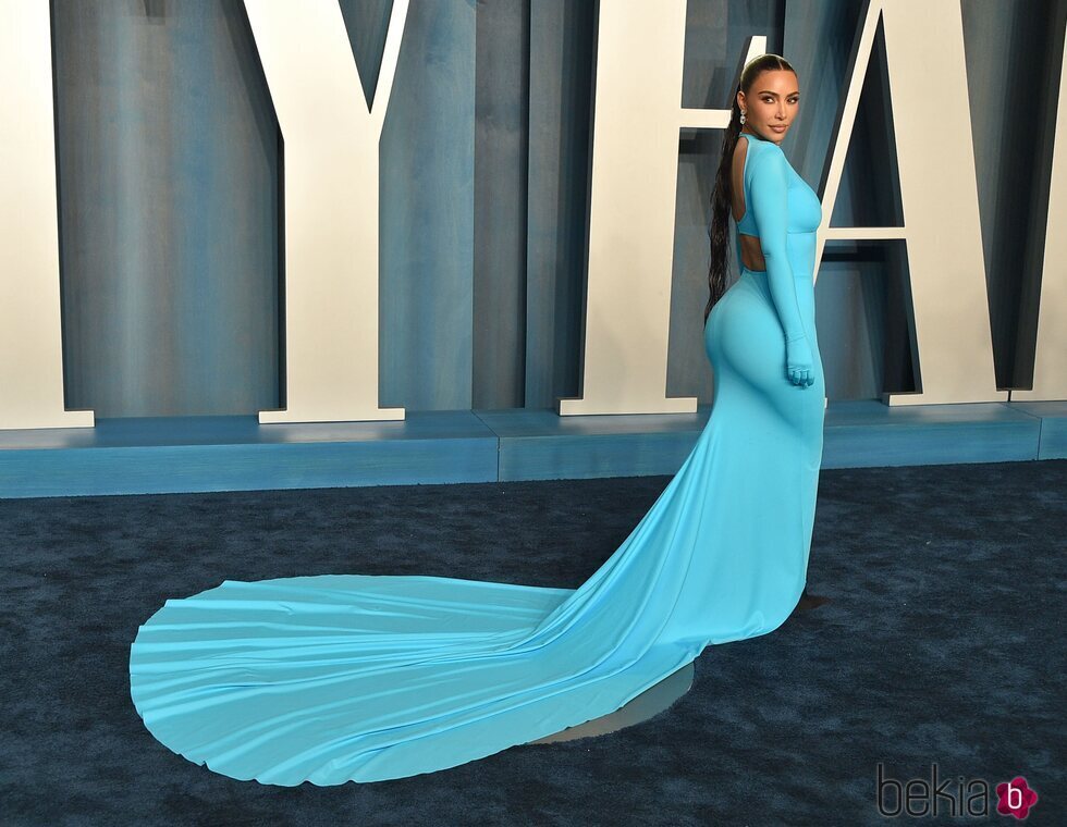 Kim Kardashian en la fiesta de Vanity Fair tras los Premios Oscar 2022