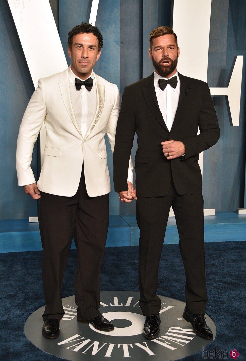 Ricky Martin y Jwan Yosef en la fiesta de Vanity Fair tras los Premios Oscar 2022