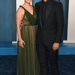 Natalie Portman y Benjamin Millepied en la fiesta de Vanity Fair tras los Premios Oscar 2022