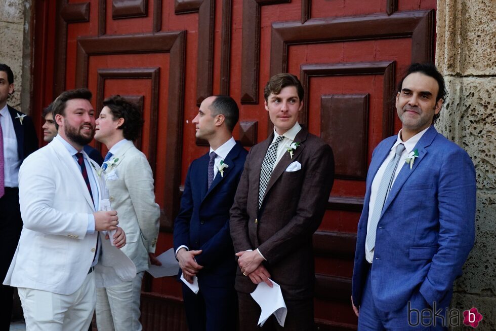 Sebastián de Luxemburgo en la boda de Josef-Emanuel de Liechtenstein y Claudia Echavarría