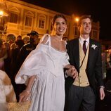 Josef-Emanuel de Liechtenstein y Claudia Echavarría el día de su boda