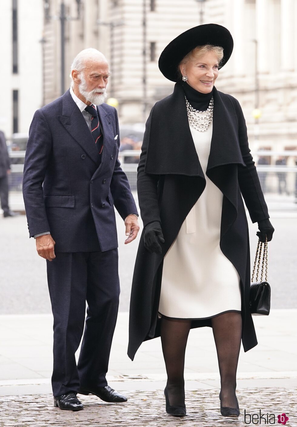 El Príncipe Michael de Kent y la Princesa Michael de Kent en el homenaje al Duque de Edimburgo