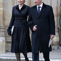 Felipe y Matilde de Bélgica en el homenaje al Duque de Edimburgo