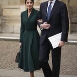 Los Reyes Felipe y Letizia a la salida del homenaje al Duque de Edimburgo