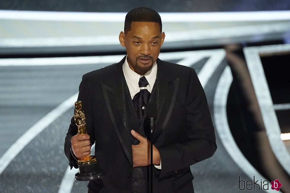Will Smith con su Premio Oscar 2022