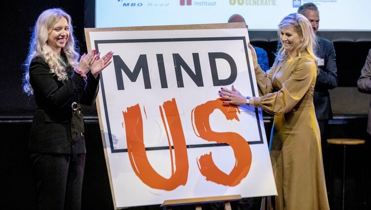 Máxima de Holanda en el lanzamiento de la Fundación MIND Us