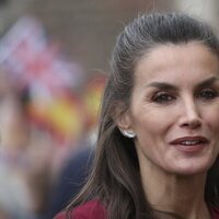 La Reina Letizia sin mascarilla en la inauguración de la Spanish Gallery de Bishop Auckland