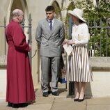 Arthur Chatto y Lady Sarah Chatto en la misa del Domingo de Pascua en Windsor