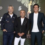 Carlos Sobera, Jorge Javier Vázquez e Ion Aramendi, presentadores de 'Supervivientes 2022'