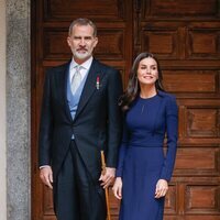 Los Reyes Felipe y Letizia en la entrega del Premio Cervantes 2021