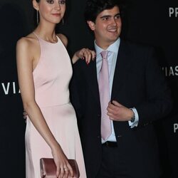 Victoria Federica y Jorge Bárcenas en el desfile de Pronovias