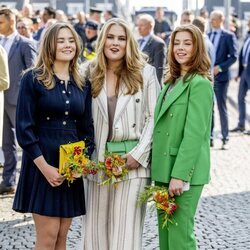 Ariane, Amalia y Alexia de Holanda en el Día del Rey 2022