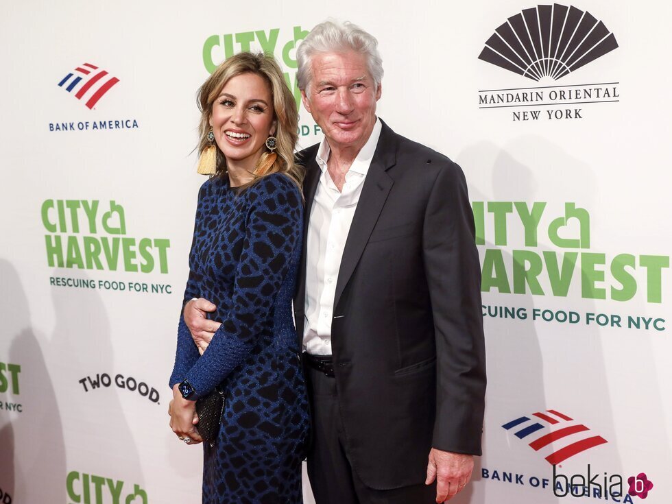 Richard Gere y Alejandra asisten a la gala benéfica City Harvest's Red Super Club