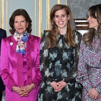 Silvia de Suecia, Beatriz de York y Sofia de Suecia en la Asamblea Mundial de la Dislexia en el Palacio Real de Estocolmo