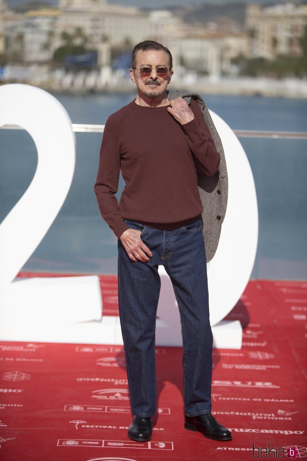 Juan Diego en la presentación de la película 'No sé decir adiós' en el Festival de Málaga 2017