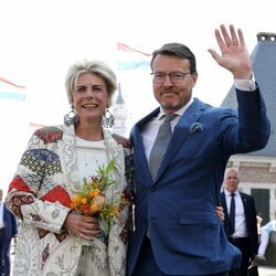 Constantino y Laurentien de Holanda en el Día del Rey 2022