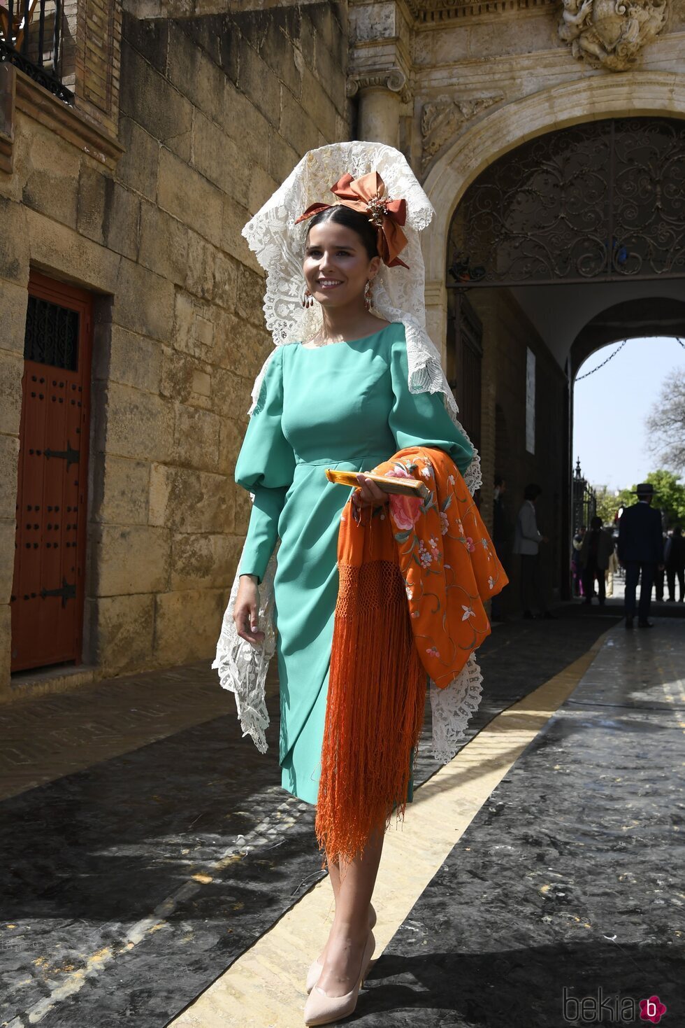 Tana Rivera en la Exhibición de Enganches de la Feria de Abril 2022