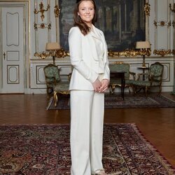 Foto oficial de Isabel de Dinamarca en su Confirmación