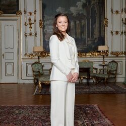 Foto oficial de Isabel de Dinamarca en su Confirmación