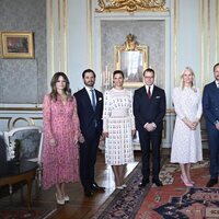 La Familia Real Sueca con Haakon y Mette-Marit de Noruega con motivo de su visita oficial a Suecia